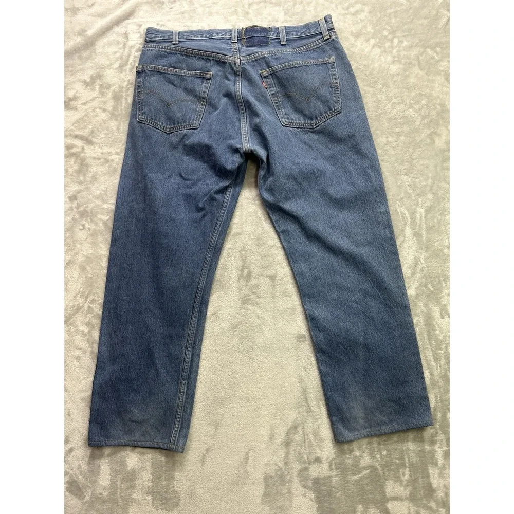 90's Levi's 501 Men's Jeans VTG 501-0115 Blue 40x30 actual Sz W38 L29 USA Made